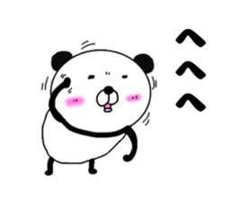 kumasuke of panda sticker #13684046