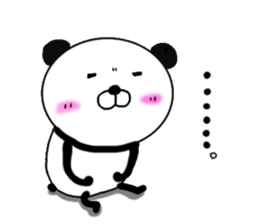 kumasuke of panda sticker #13684049