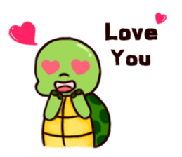 A Turtle and A Rabbit sticker #13684328