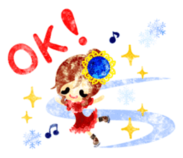 Pretty little people -A winter time- sticker #13684550