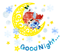 Pretty little people -A winter time- sticker #13684555