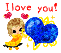 Pretty little people -A winter time- sticker #13684569