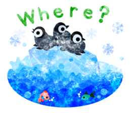 Pretty little people -A winter time- sticker #13684571