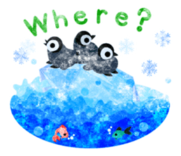 Pretty little people -A winter time- sticker #13684571