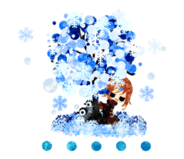 Pretty little people -A winter time- sticker #13684572