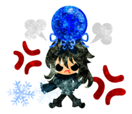 Pretty little people -A winter time- sticker #13684573
