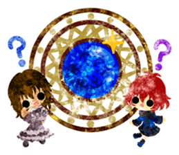 Pretty little people -A winter time- sticker #13684574