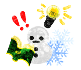 Pretty little people -A winter time- sticker #13684575