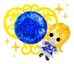 Pretty little people -A winter time- sticker #13684580