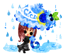 Pretty little people -A winter time- sticker #13684583