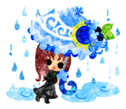 Pretty little people -A winter time- sticker #13684583