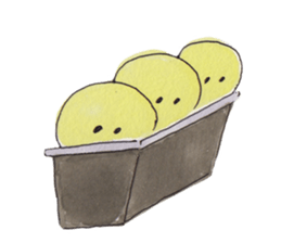 Stamp of bread sticker #13684899