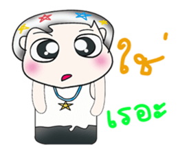 Hello! My name Yamashita. ^__^ sticker #13685207