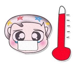 Mr. Yamashi. Good luck! sticker #13685335