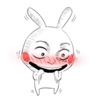 Dramatic Changing Rabbit 2 sticker #13685711