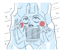 Dramatic Changing Rabbit 2 sticker #13685715