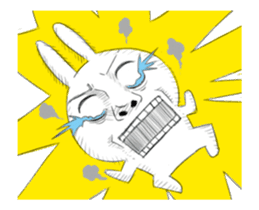 Dramatic Changing Rabbit 2 sticker #13685717