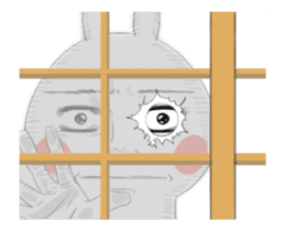 Dramatic Changing Rabbit 2 sticker #13685718