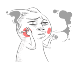 Dramatic Changing Rabbit 2 sticker #13685719