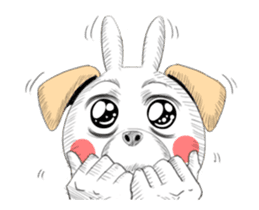 Dramatic Changing Rabbit 2 sticker #13685721