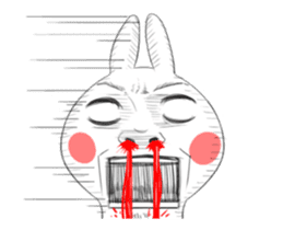 Dramatic Changing Rabbit 2 sticker #13685722