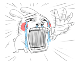 Dramatic Changing Rabbit 2 sticker #13685726