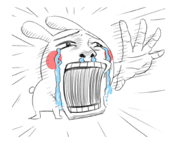 Dramatic Changing Rabbit 2 sticker #13685726