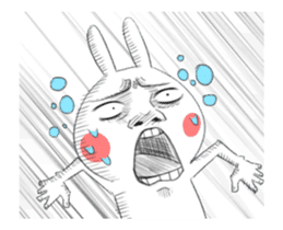Dramatic Changing Rabbit 2 sticker #13685733
