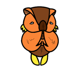 EaredOwl Pu-kun sticker #13686231