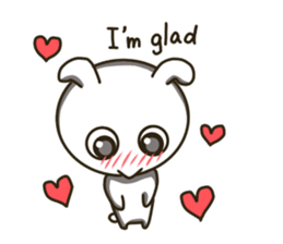 actually friendly rabbit - English - sticker #13686291