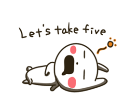 actually friendly rabbit - English - sticker #13686292