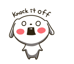 actually friendly rabbit - English - sticker #13686301