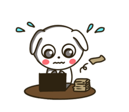 actually friendly rabbit - English - sticker #13686306