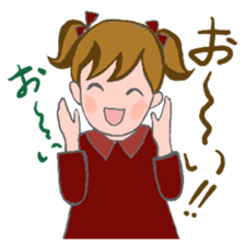 Cat and girl part 12 sticker #13686330