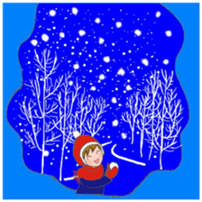 Cat and girl part 12 sticker #13686335