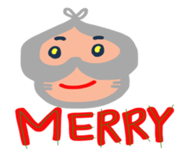 MERRY XMAS Merry Christmas sticker #13686579