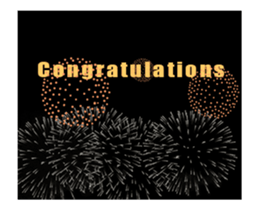 Holiday's lights & Fireworks sticker #13686720