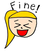 Cute English sticker #13687056