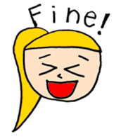 Cute English sticker #13687056