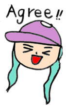 Cute English sticker #13687059