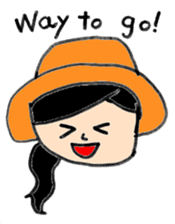 Cute English sticker #13687060