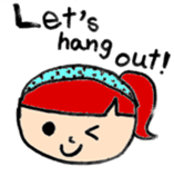 Cute English sticker #13687061