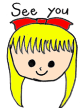 Cute English sticker #13687064