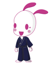 Genki usagi, Kendo rabbit sticker #13687158
