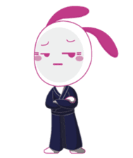 Genki usagi, Kendo rabbit sticker #13687159