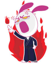 Genki usagi, Kendo rabbit sticker #13687165