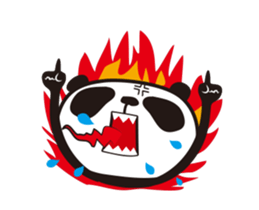 EN panda 3 sticker #13687468