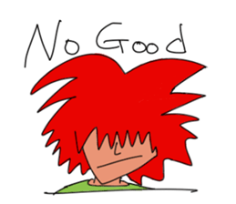 Redhead 2 sticker #13687485