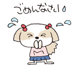 Shih Tzu Dog Sticker sticker #13687634