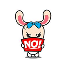 BUNNy Madness - Super Cute Rabbit Emoji sticker #13688017